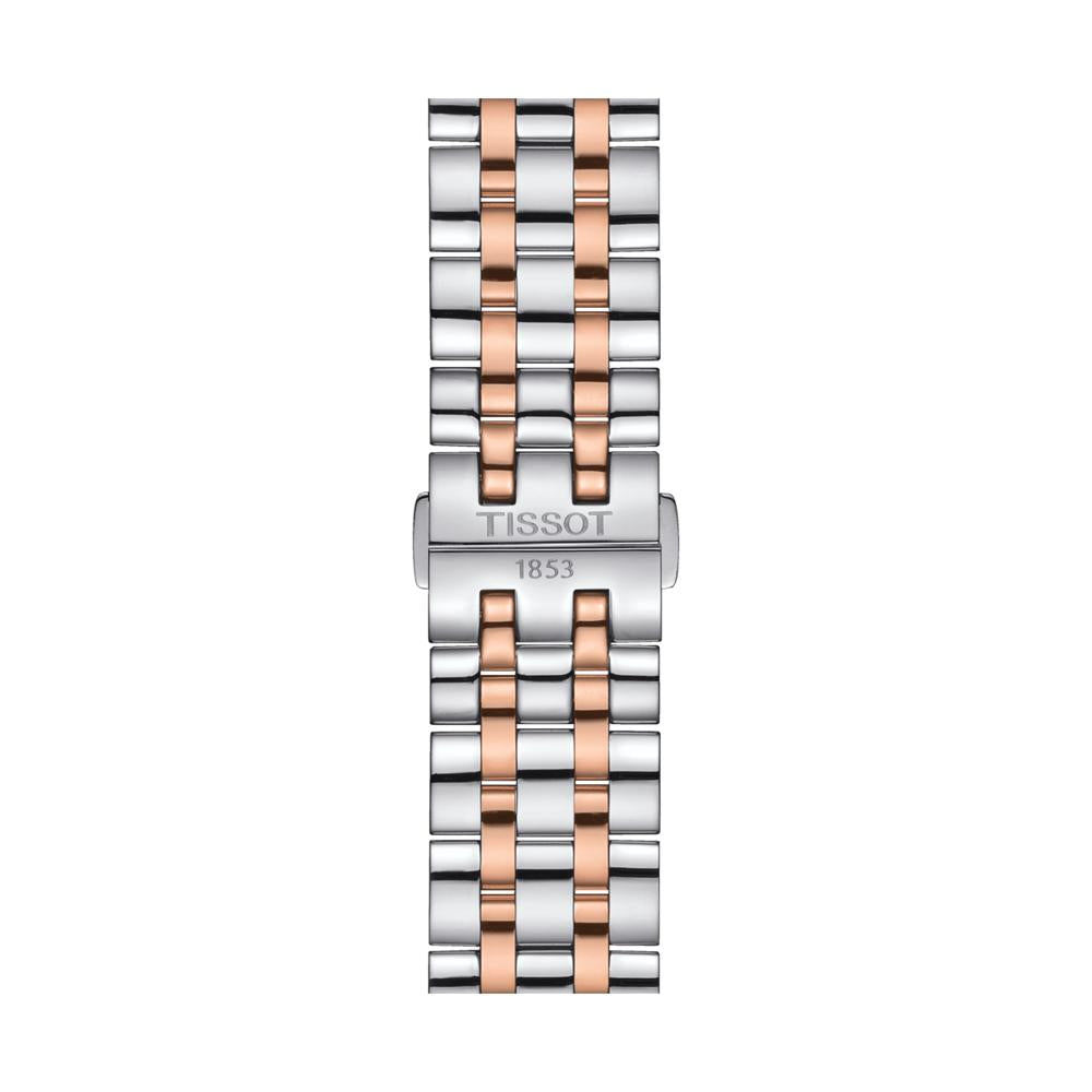 Tissot T1294072203100 Analog Classic Men Dream Swissmatic Automatic Stainless Steel Two-Tone Silver Dial 42mm Male Watch