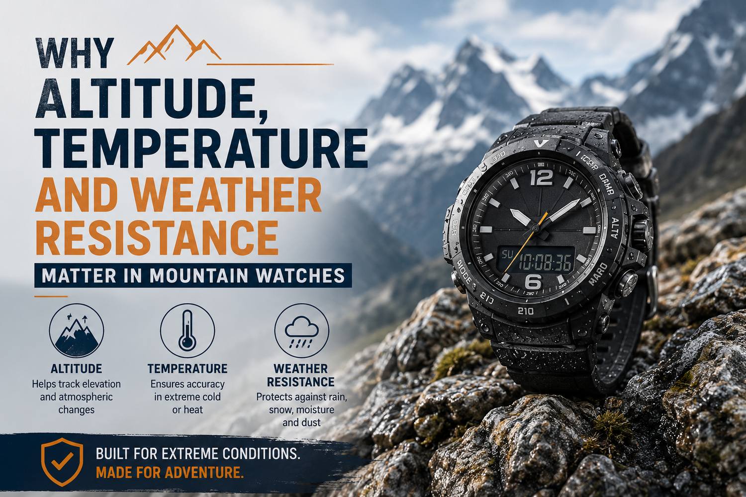 Why Altitude, Temperature and Weather Resistance Matter in Mountain Watches