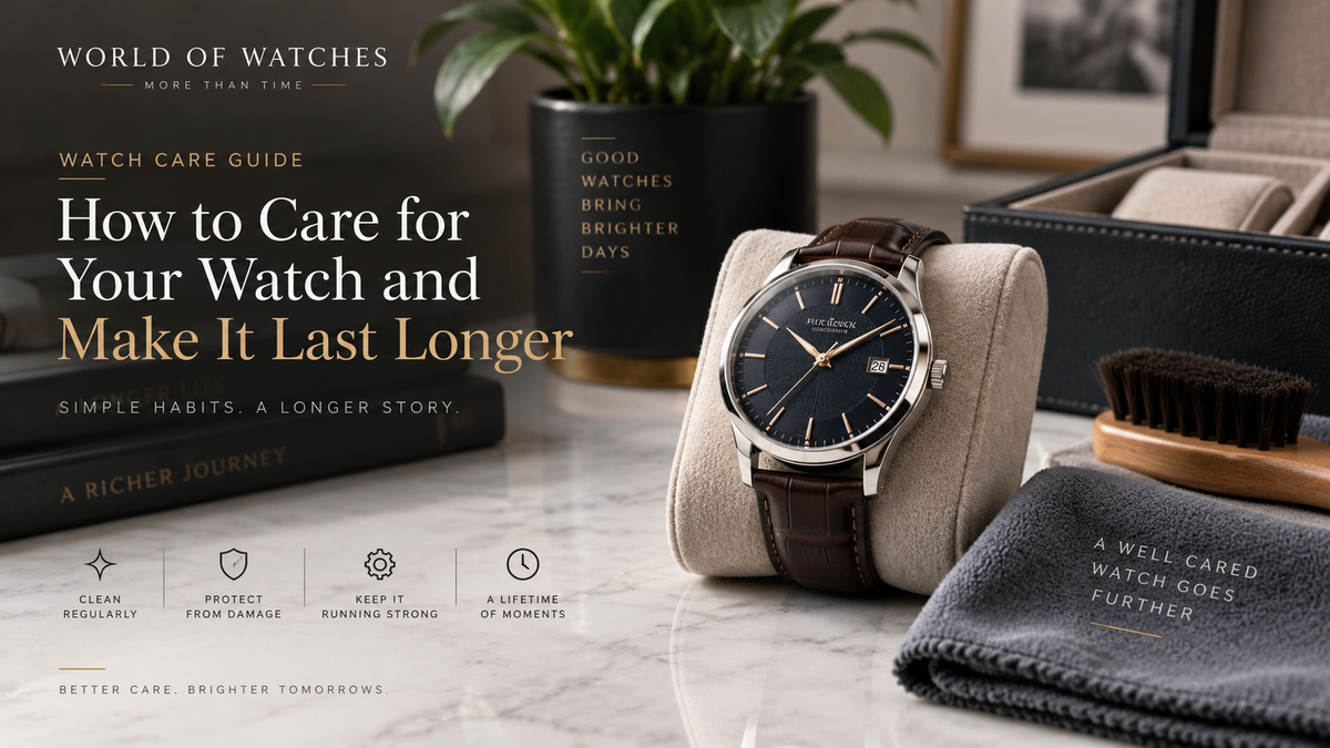 How to Care for Your Watch and Make It Last Longer