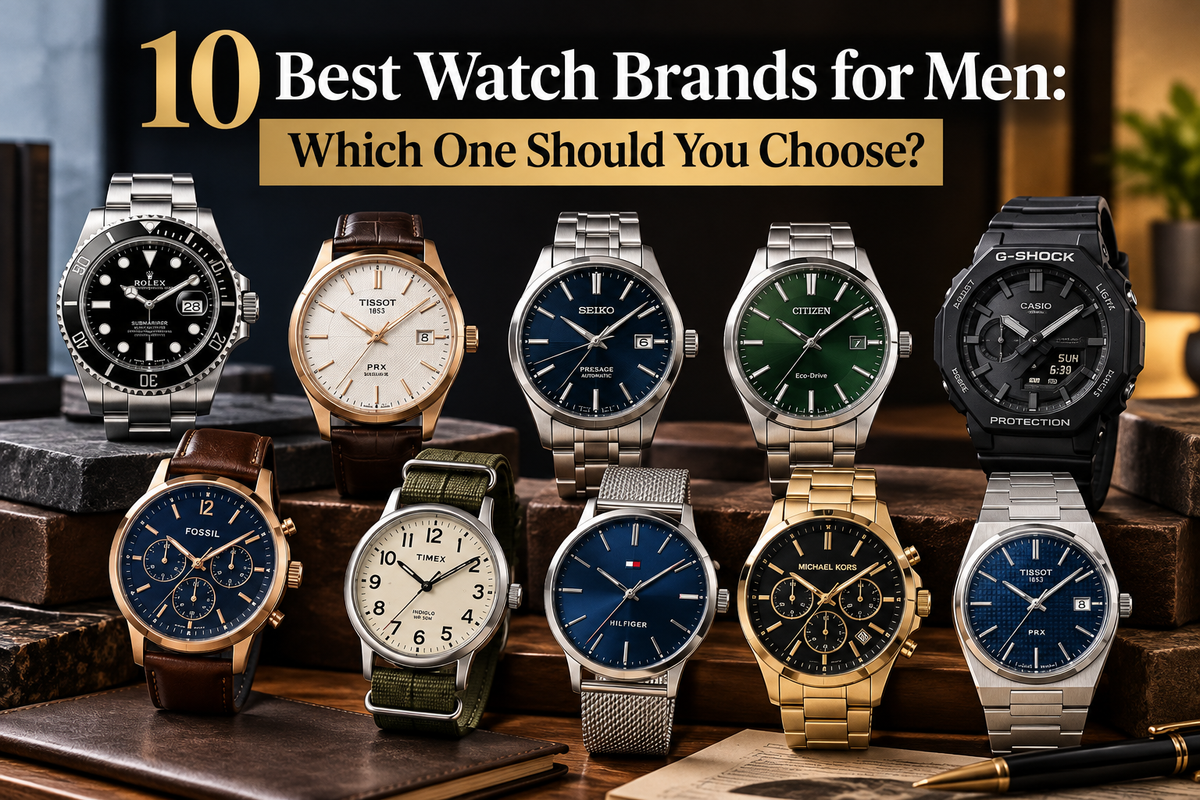 10 Best Watch Brands for Men: Which One Should You Choose?