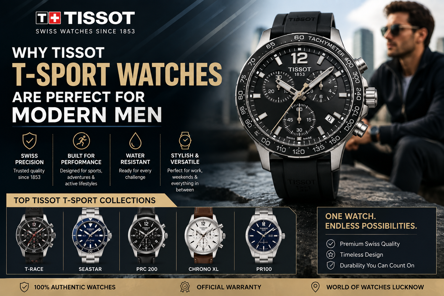 Why Tissot T-Sport Watches Are Perfect for Modern Men