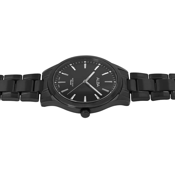 Alba ARX005X1 Analog Quartz Men’s Watch with Stainless Steel Strap