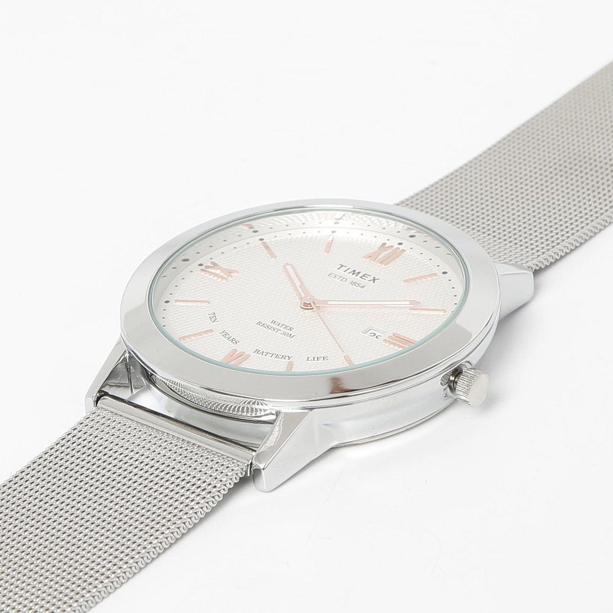 Timex TWEG17801 Men’s Black Dial Analog Quartz Leather Strap Watch