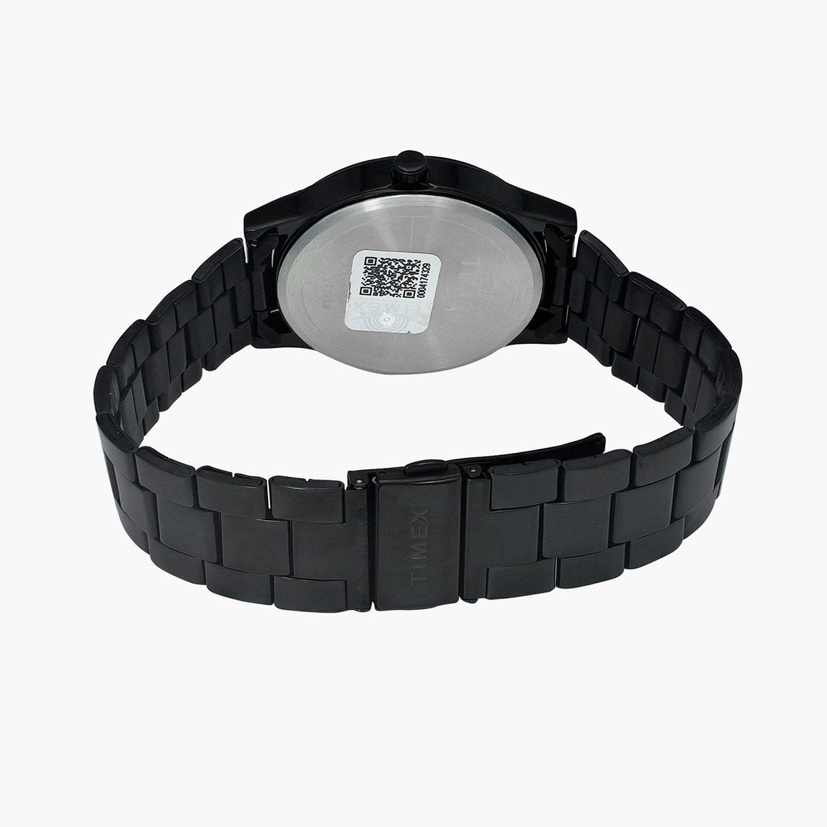 Timex TW0TG8304 Men’s Black Analog Quartz Watch Black Dial & Stainless Steel Bracelet