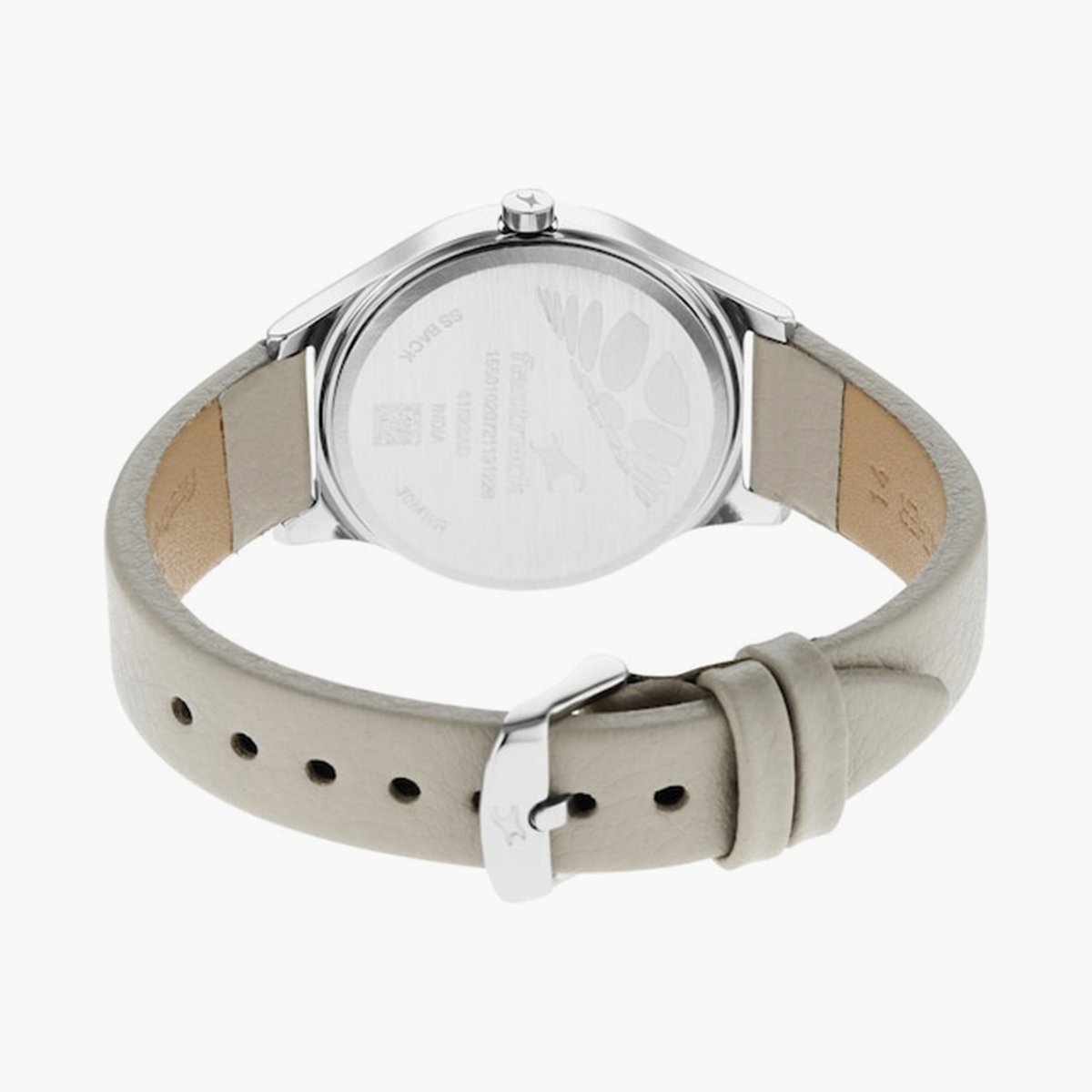 Fastrack NS6152SL06 back case engraving