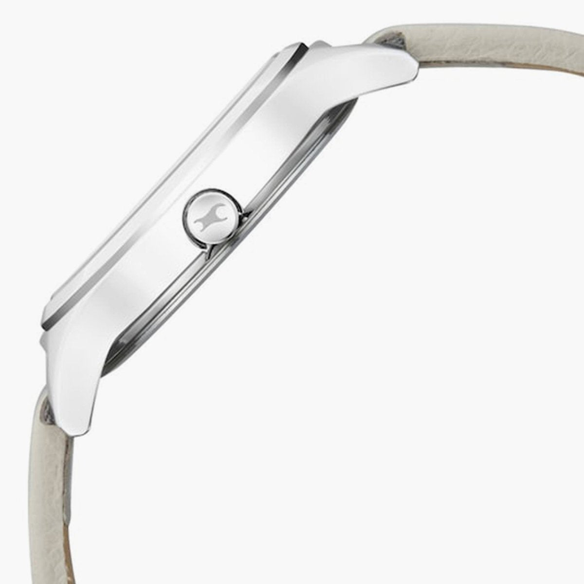 Fastrack NS6152SL06 white dial detail