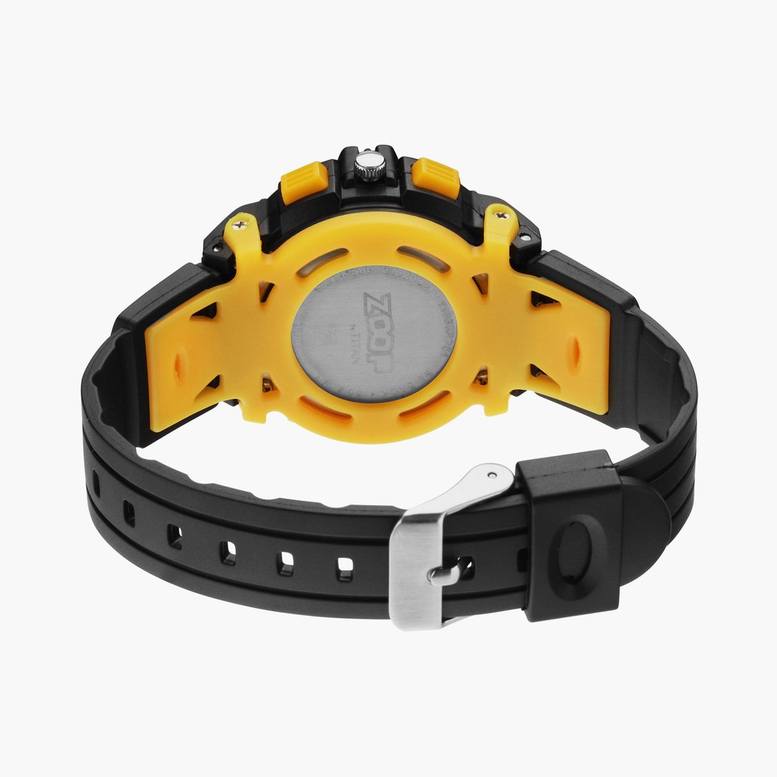Zoop NT16033PP01W Quartz Kids’ Watch with Black Dial and Black Plastic Strap