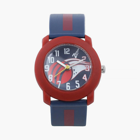Zoop NUC3025PP16 Analog Quartz Kids’ Watch with Blue Dial and Blue Plastic Strap
