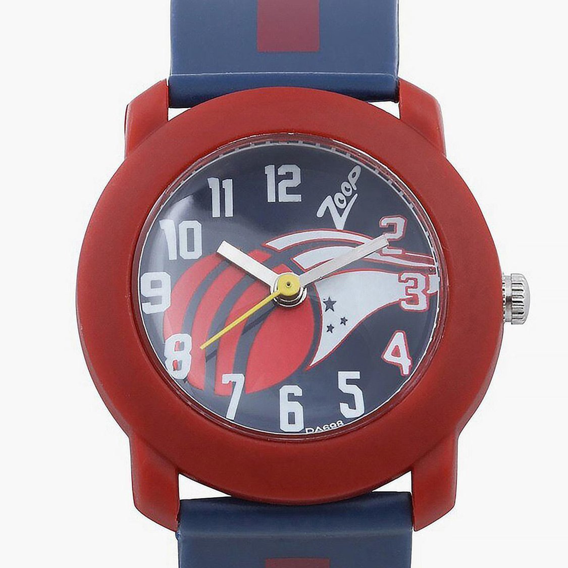 Zoop NUC3025PP16 Analog Quartz Kids’ Watch with Blue Dial and Blue Plastic Strap