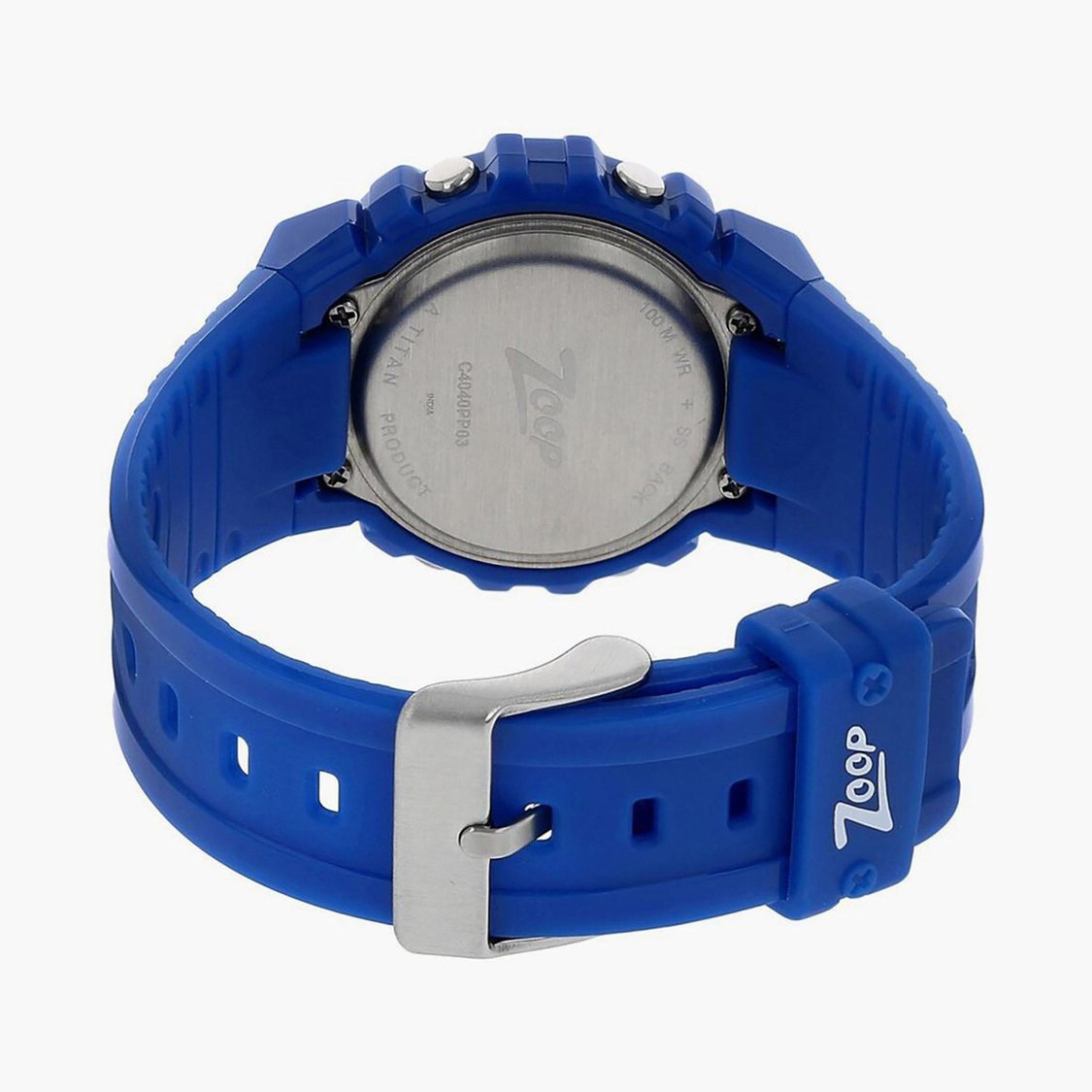 Zoop NUC4040PP03 Digital Quartz Kids’ Watch with Digital Display and Blue Strap
