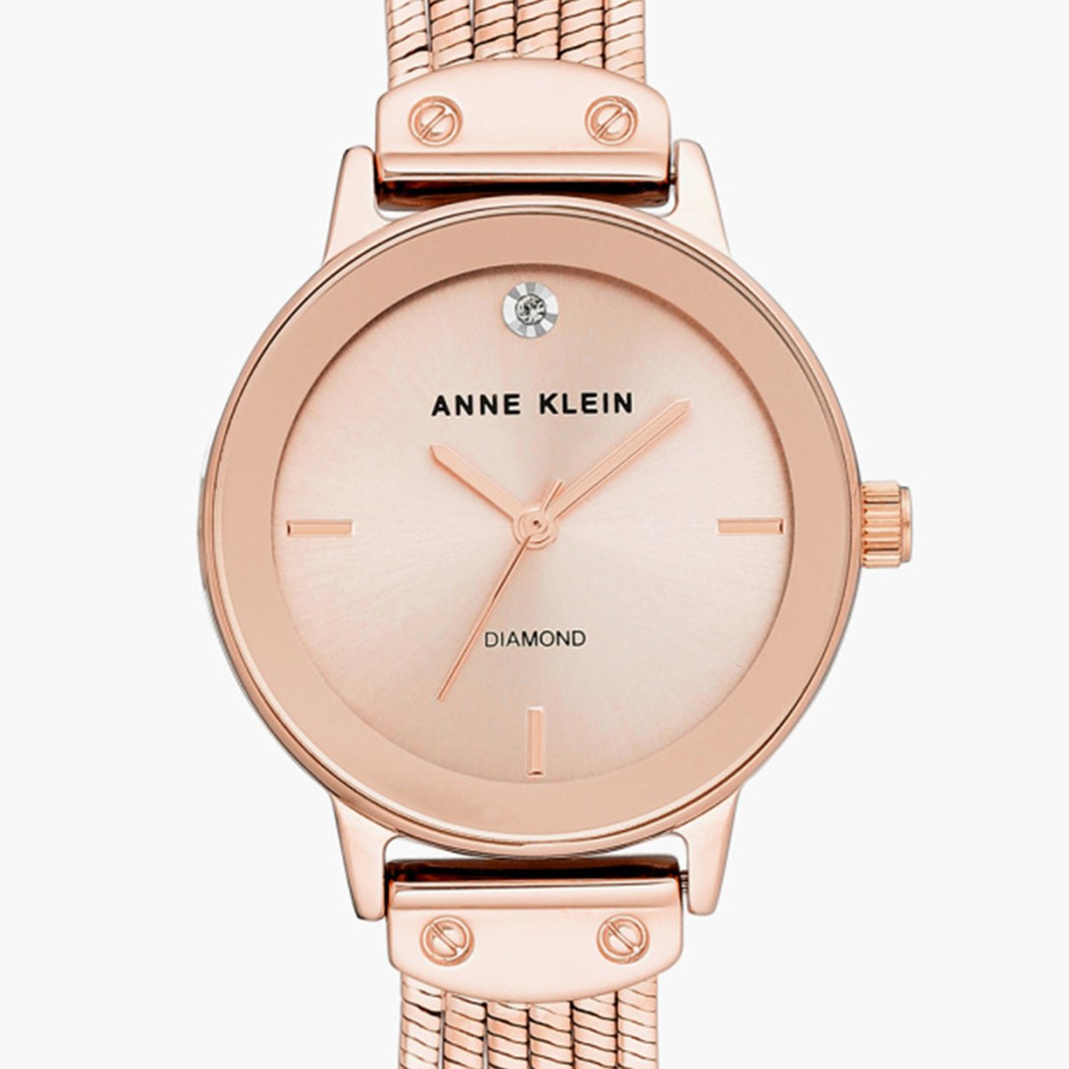 Anne Klein NTAK3220RGRG Rose Gold Dial Analog Watch for Women