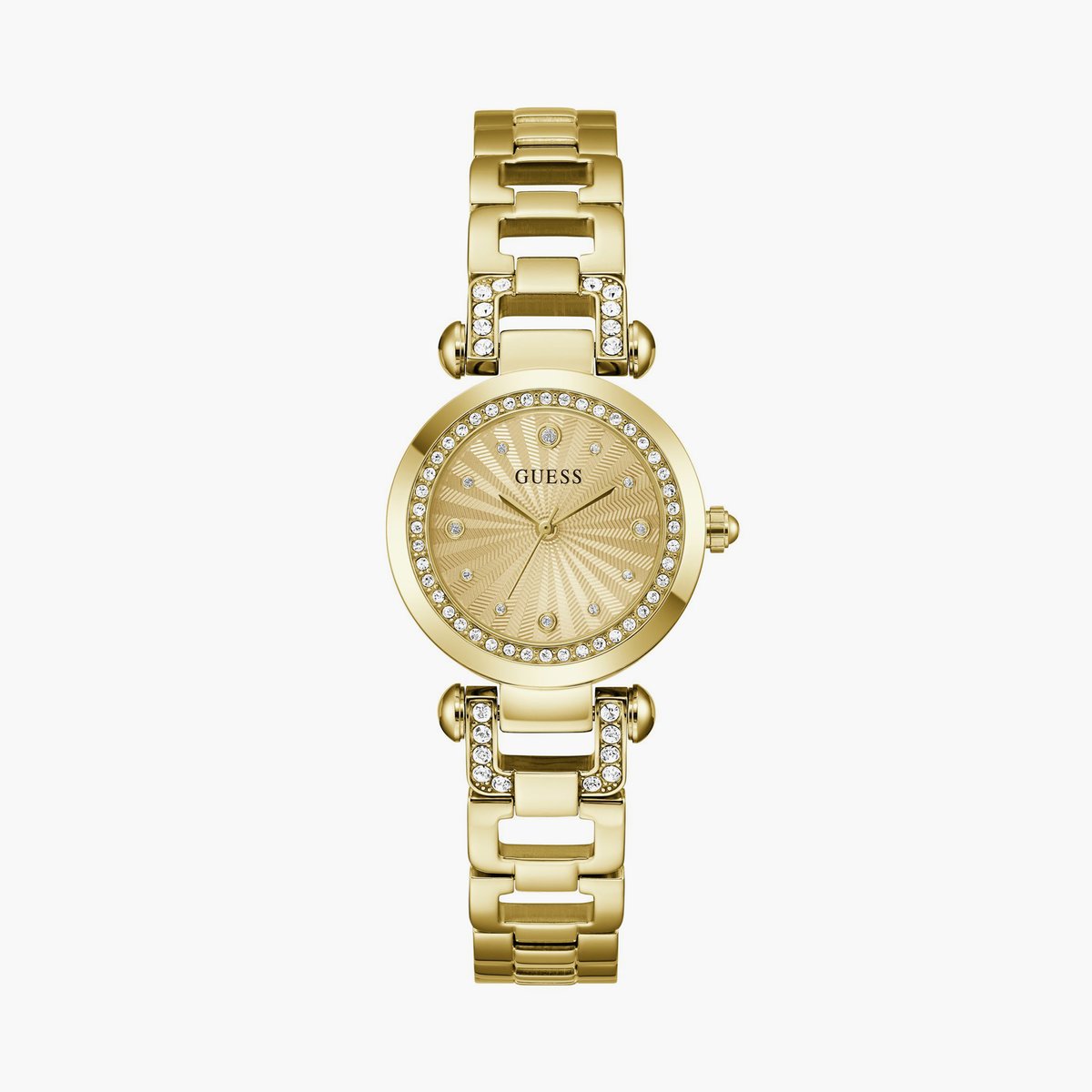 GUESS GW0869L4 Quartz Women’s Ginger Gold-Tone Analog Watch with Gold Dial & Stainless Steel Strap