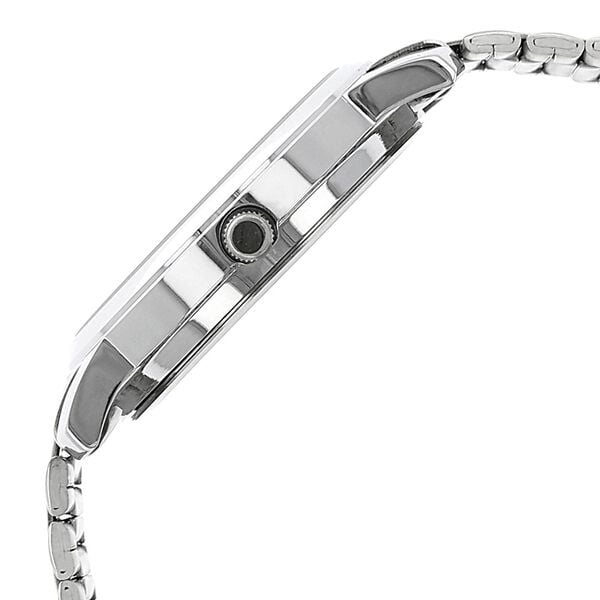 Sonata 1013SM01 Quartz Analog White Dial Stainless Steel Strap Watch for Men – White/Silver