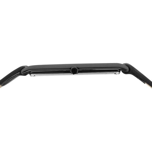 Titan 1043NL01 Men’s Black Dial Black Leather Strap Quartz Analog Watch – Rectangular Stainless Steel Case, Sapphire Crystal, Buckle Closure, Water Resistant