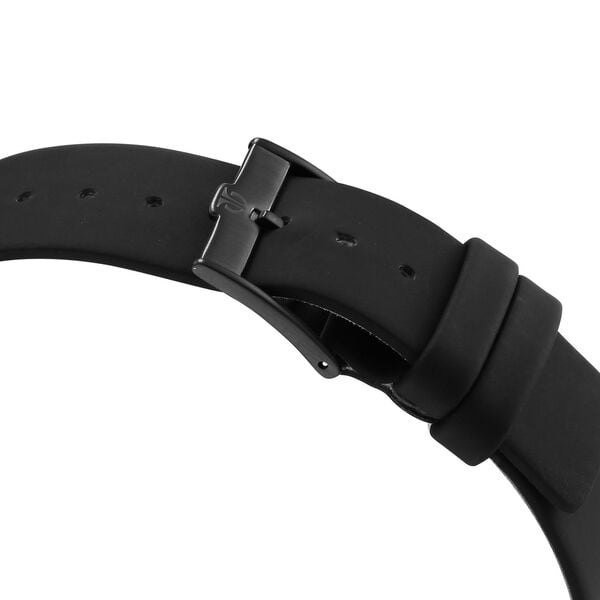 Titan 1043NL01 Men’s Black Rectangle Analog Watch with Leather Strap