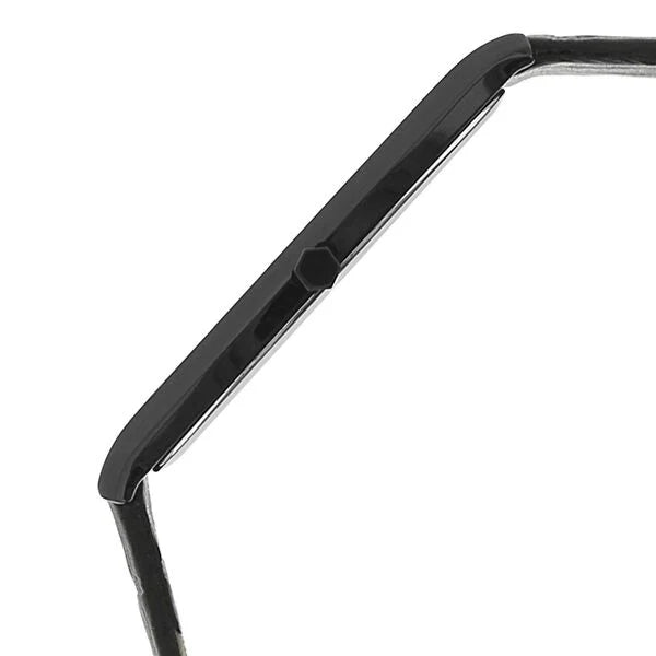 Titan 1044NL01 Men’s Black-Dial Rectangle Analog Watch with Black Leather Strap