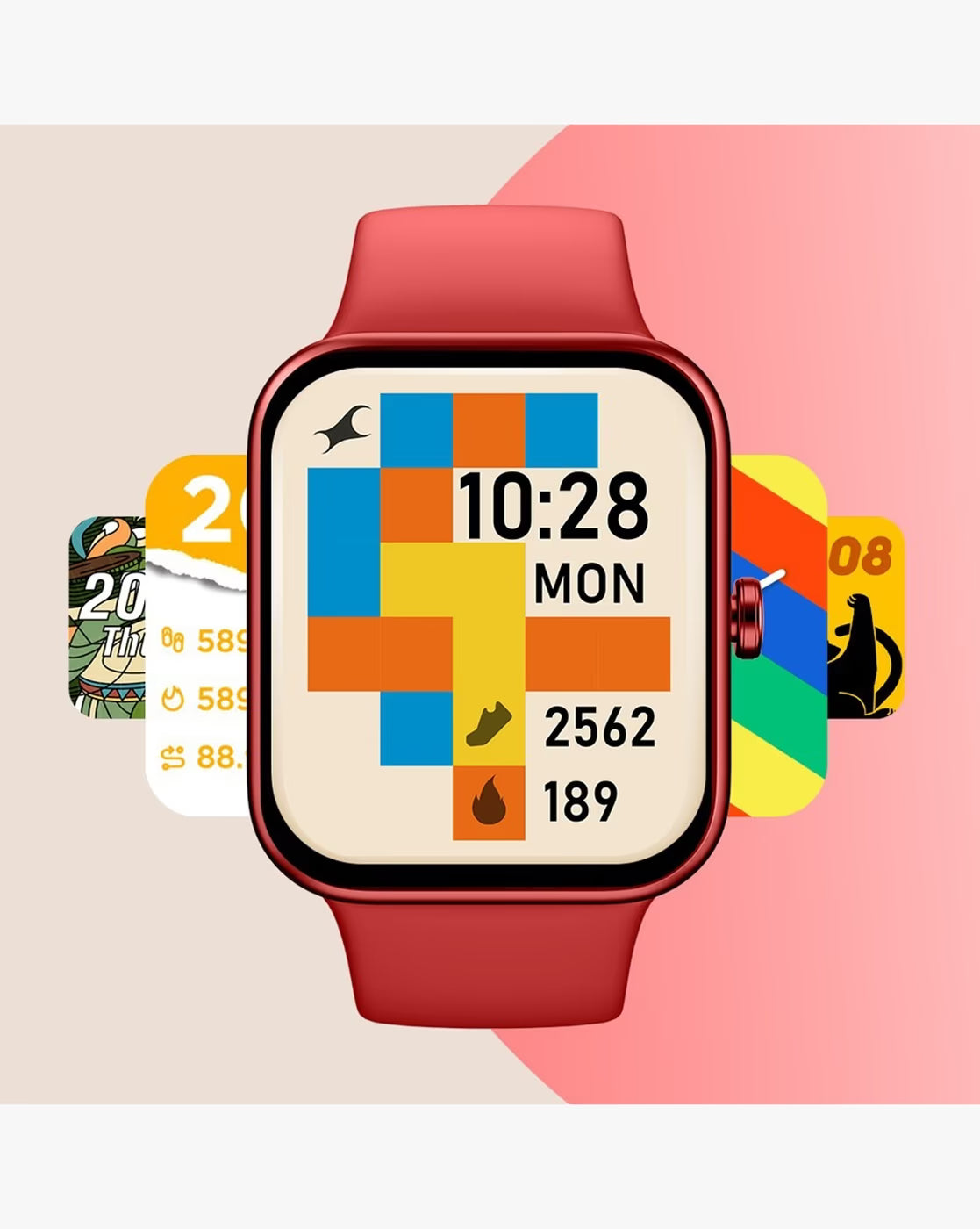 Fastrack 38072AP04 Reflex Vox Smartwatch Digital Unisex Watch with Silicone Strap