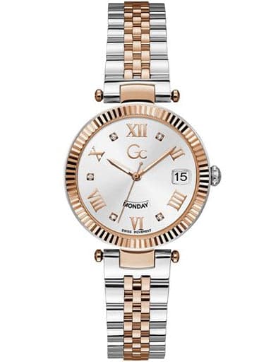 GC Z01003L1MF Flair Mid Size Women's Swiss Made White Analog Watch