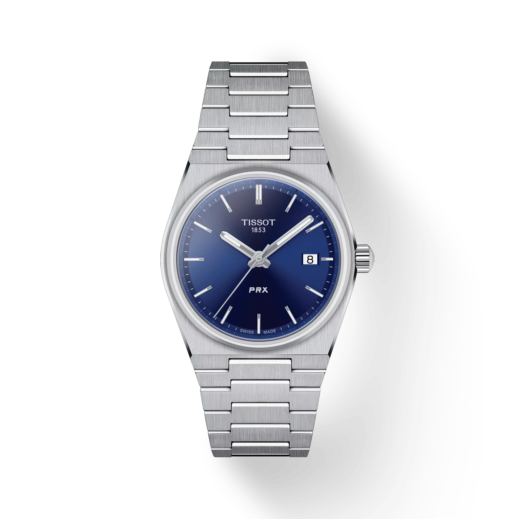 Tissot T1372101104100 PRX 35 mm Blue Dial Stainless Steel Bracelet Women Analog Quartz Watch