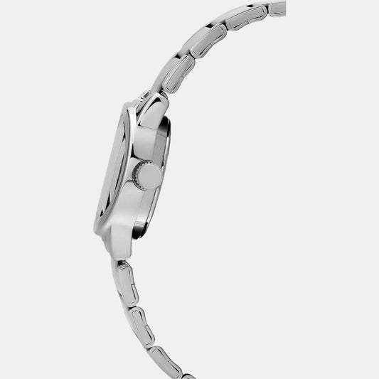 Casio SH35 Analog Quartz Women’s Enticer Watch | Silver Dial | Silver Stainless Steel Strap | 50 m Water Resistant