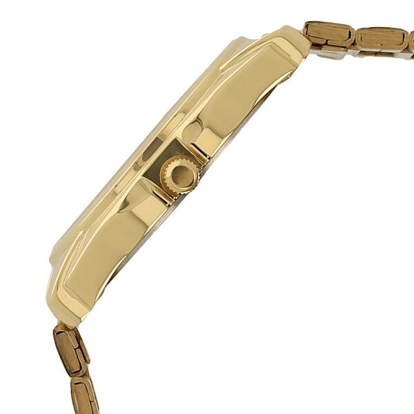 Titan 1578YM05 Men Champagne Dial Gold Stainless Steel Strap Watch
