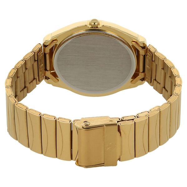 Titan 1578YM05 Men Champagne Dial Gold Stainless Steel Strap Watch