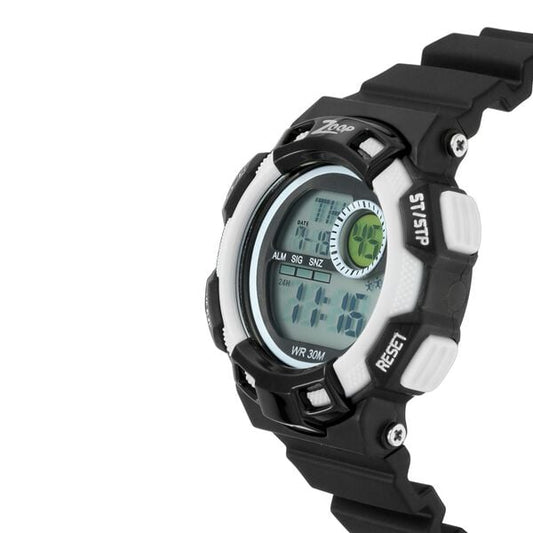 Zoop NS16009PP01 Kids Digital Quartz Watch – Digital Dial Black PU Strap