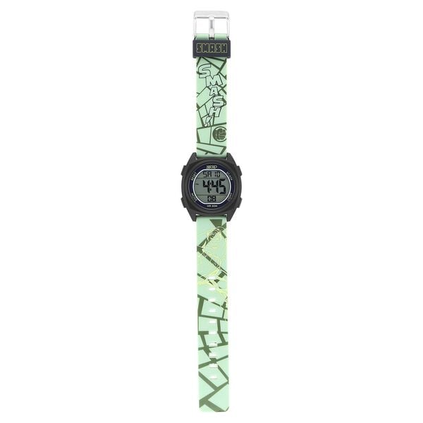 Zoop NS16025PP03 Digital Quartz Kids’ Watch with Digital Display and Green PU Strap