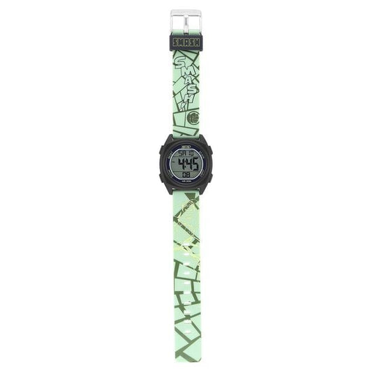 Zoop NS16025PP03 Digital Quartz Kids’ Watch with Digital Display and Green PU Strap