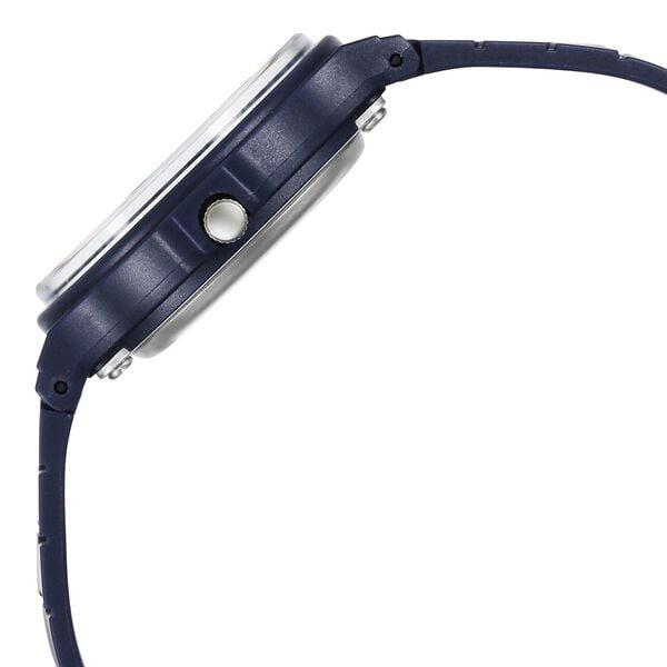 Zoop 16032PP02W “Back To School” Analog Kids Watch with White Dial & Blue PU Strap