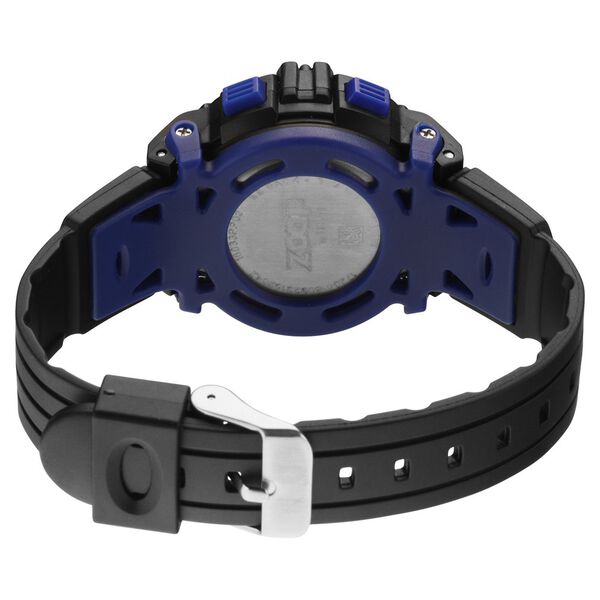 Zoop 16033PP02W Quartz Kids’ Watch with Black Dial and Black Plastic Strap