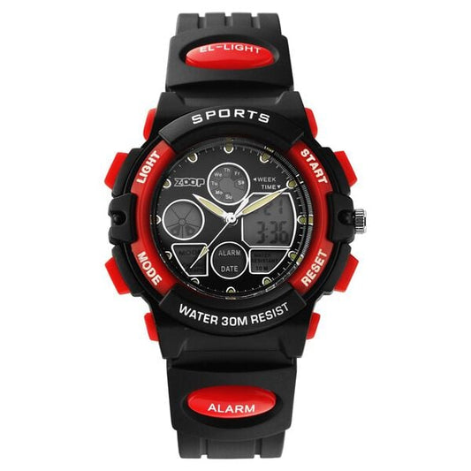 Zoop NT16033PP04W Kids Watch with Black Dial & Black Strap