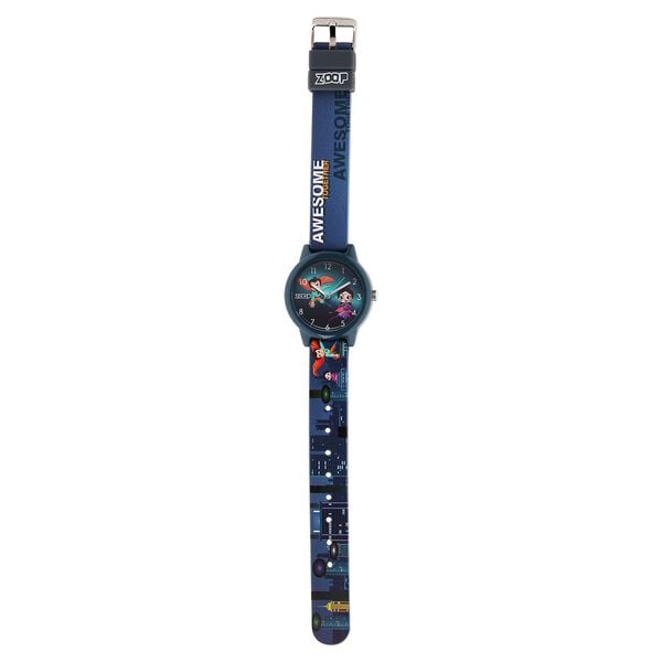 Zoop 16042PP05FW Kids Chhota Bheem Analog Quartz Watch – Dark Blue Dial Multicoloured Strap
