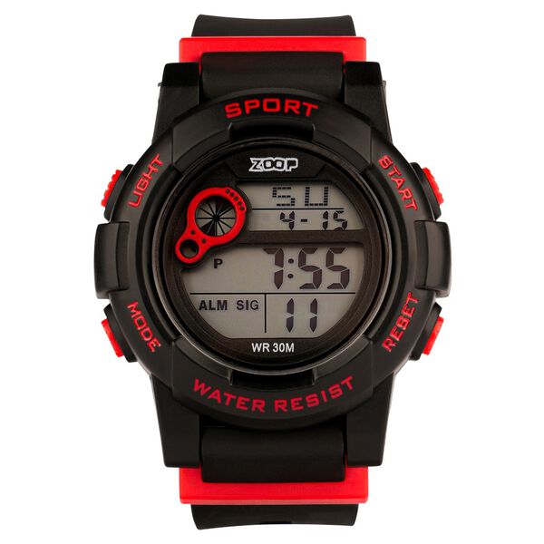 Zoop 16050PP02W Quartz Digital Watch For Boys