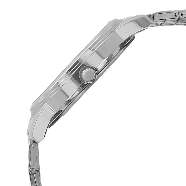 Titan 1638SM01 Men’s Silver-Dial Analog Watch with Stainless Steel Strap