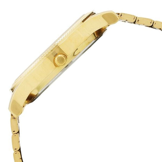 Titan – 1650YM03 Karishma Gold Stainless Steel Analog Men’s Watch with Day-Date