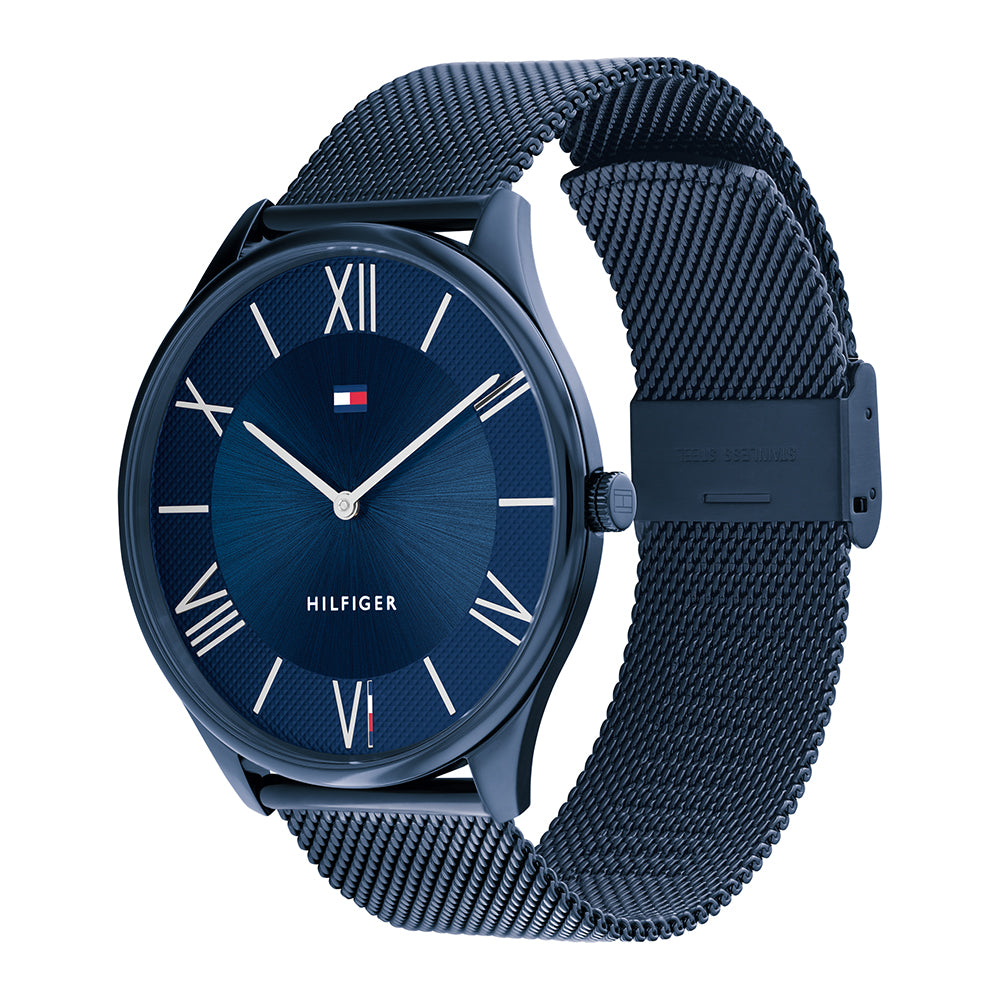 Tommy Hilfiger TH1710514 Men Blue Dial Blue Stainless Steel Strap Quartz Watch