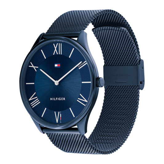 Tommy Hilfiger TH1710514 Men Blue Dial Blue Stainless Steel Strap Quartz Watch