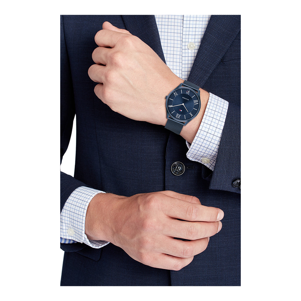 Tommy Hilfiger TH1710514 Men Blue Dial Blue Stainless Steel Strap Quartz Watch