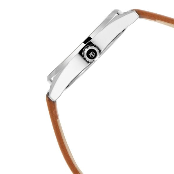 Titan 1729SL03 Men’s Quartz Analog Watch with White Dial & Tan Leather Strap