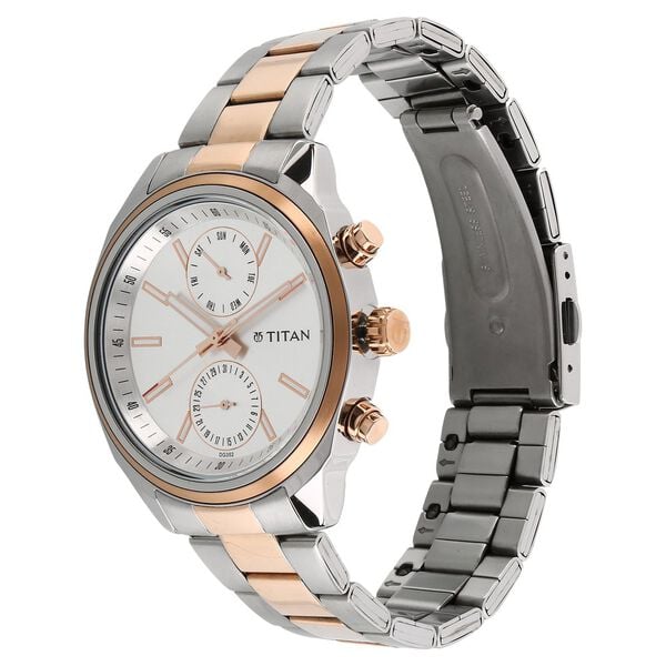Titan NR17332570KM01P Neo Bandhan Couples Quartz Analog Stainless Steel Watch