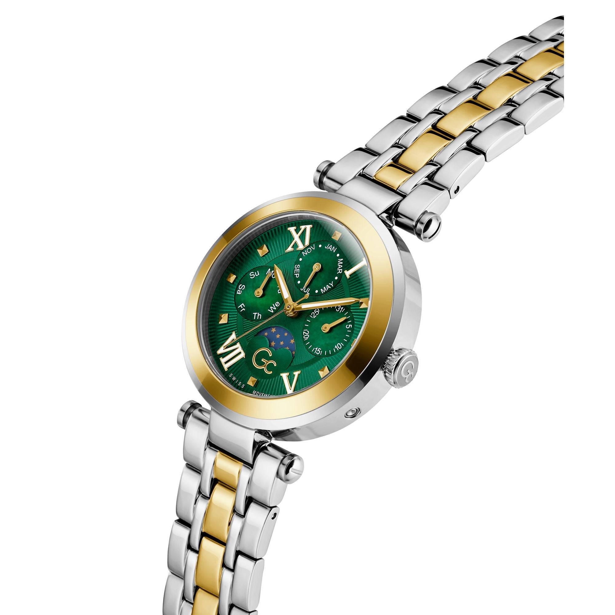 GC Z62002L9 TopChic Mid Size Women's Swiss Made Green Analog Watch