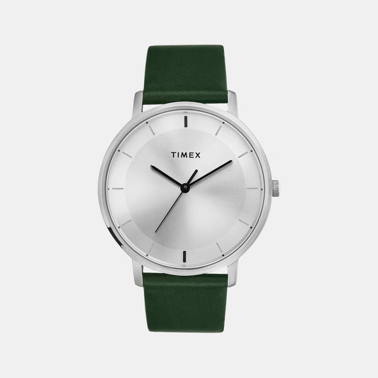 Timex TW0TG8013 Men’s Silver Dial Quartz Analog Watch