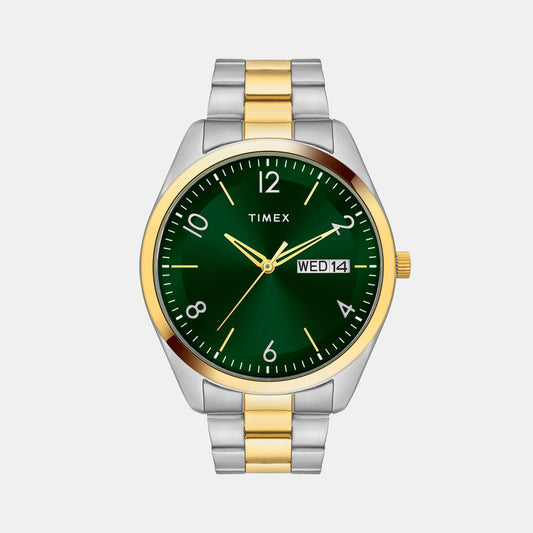 Timex TWTG10404 Men’s Green Dial Quartz Analog Watch
