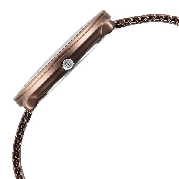 Titan 1849KM04 Analog Quartz Men’s Watch with Brown Dial and Brown Stainless Steel Strap