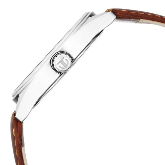 Titan 1866SL01 Blue Dial Analog Watch for Men – Brown Leather Strap, Quartz Movement