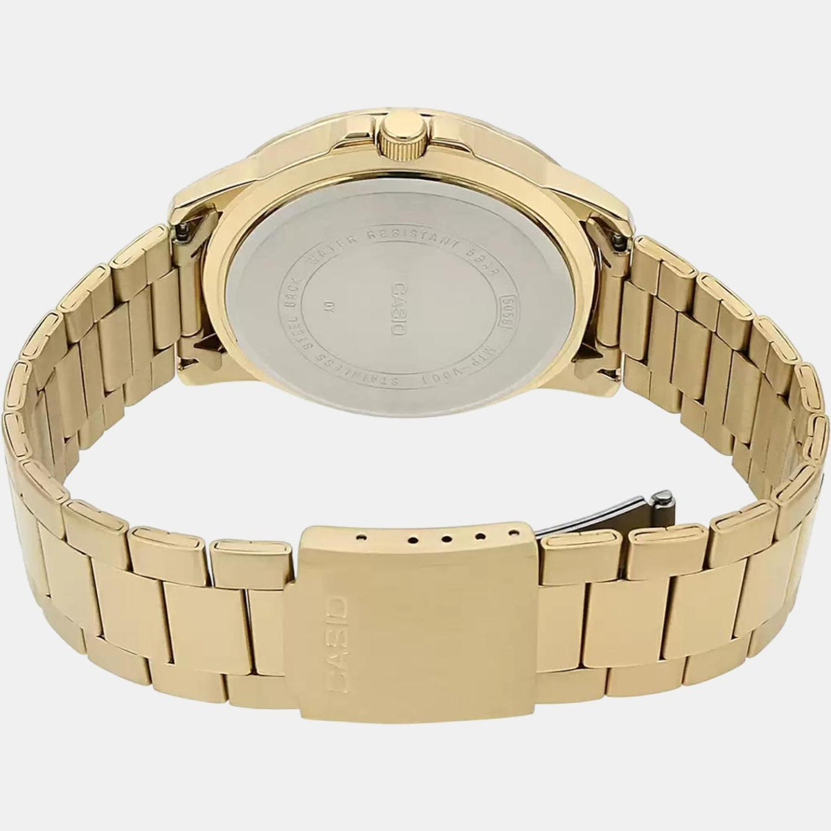 Casio A1367 Enticer Men’s Analog Quartz Watch with Black Dial & Gold-Tone Stainless Steel Bracelet