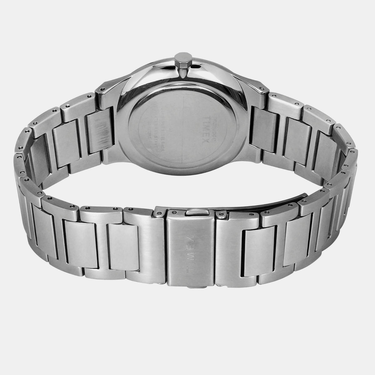 Timex TWEG23600 White Dial Stainless Steel Bracelet Analog Men Watch – Round Case, Quartz Movement