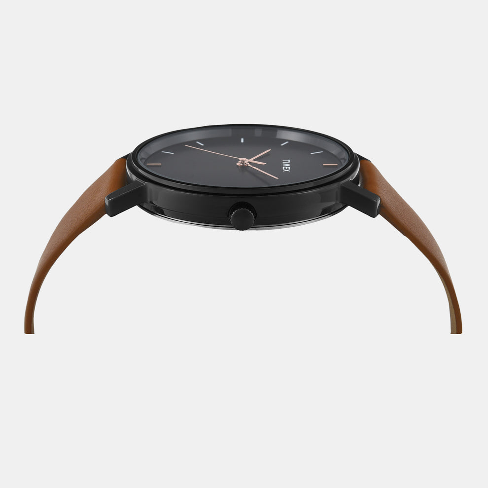 Timex TW0TG8016 Men’s Black Dial Quartz Analog Watch