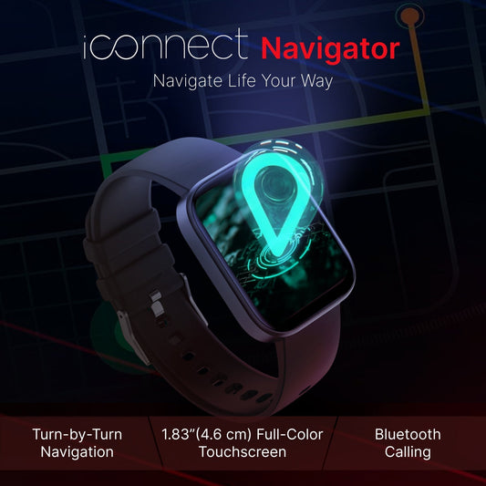 Timex TWIXW900T iConnect Navigator Unisex Smartwatch with  Bluetooth Calling & Navigation